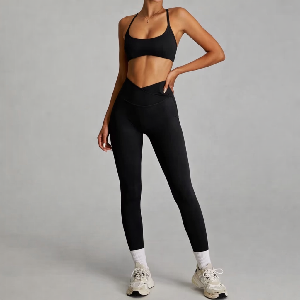 Laura set long - Black