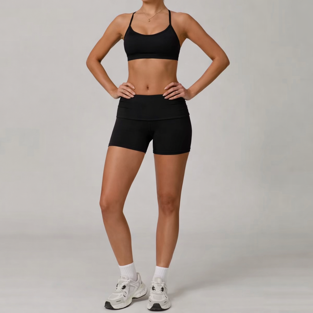 Jolie set short -black