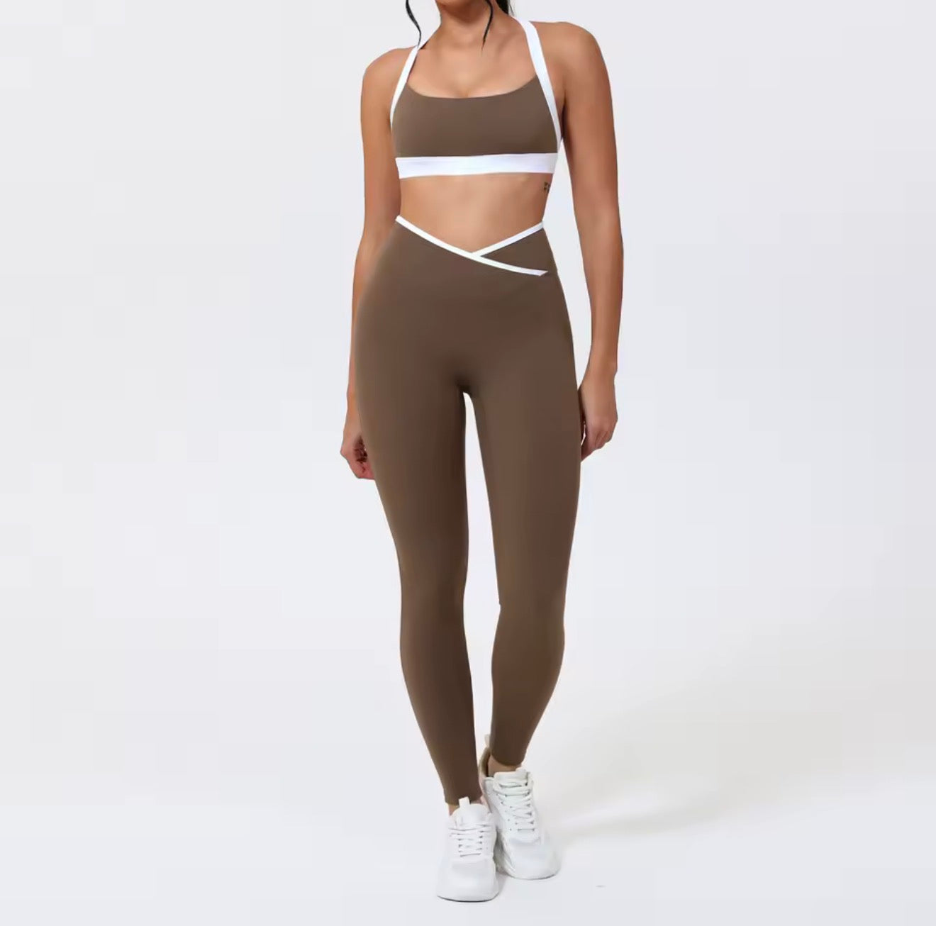 Jade set long - mocha brown