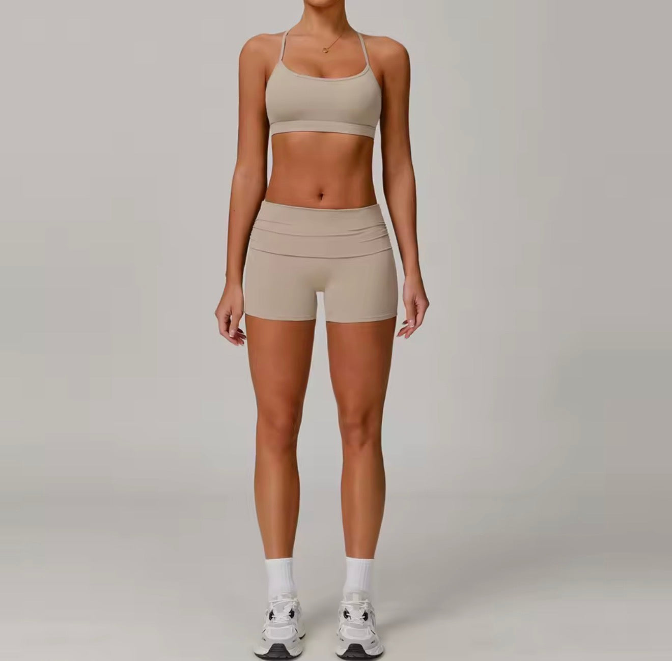 Jolie set short - beige